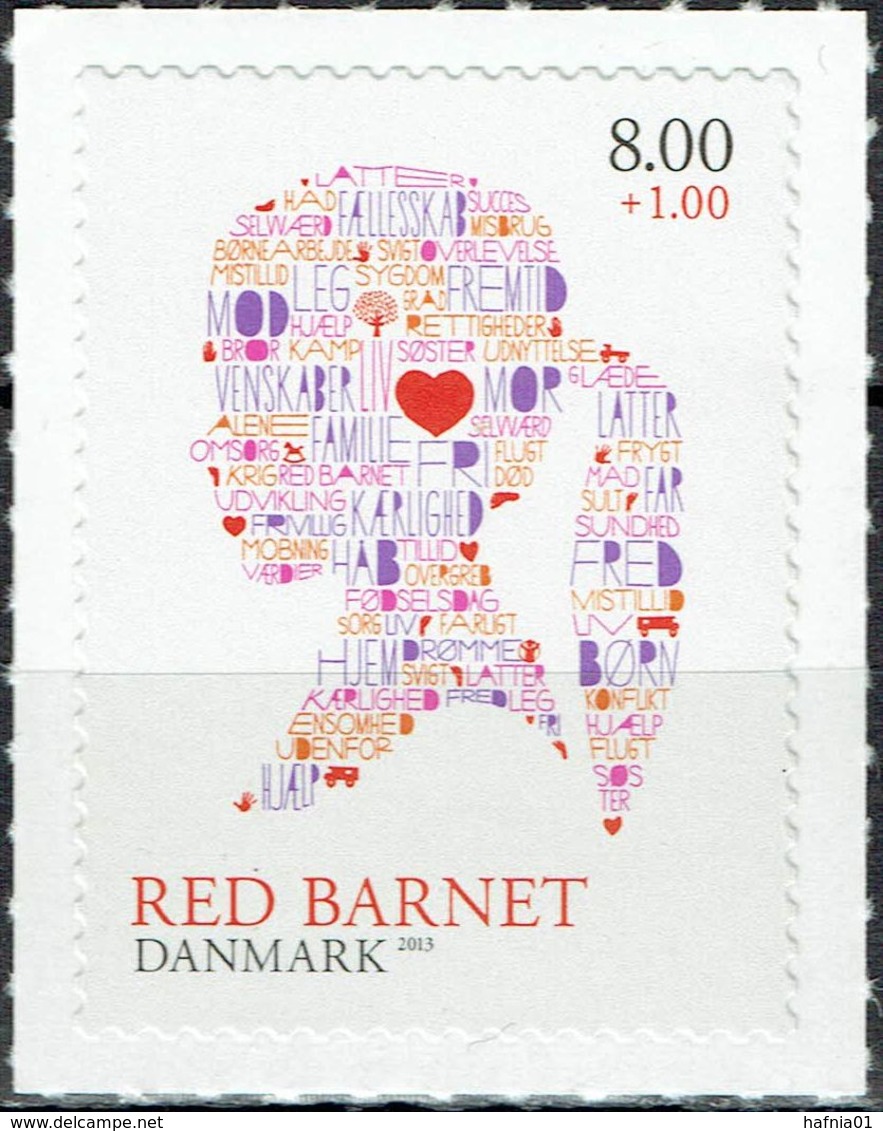 Denmark 2013. Children's Aid Organization "Red Barnet". Michel 1741 A MNH. - Ongebruikt