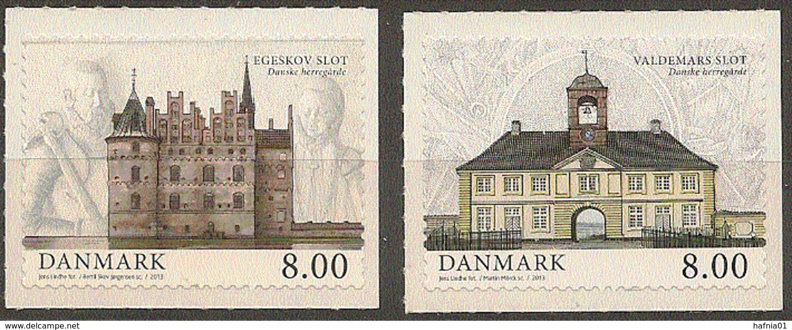 Denmark 2013. Guts Courtyards.  Michel 1735 A - 36 A  MNH. - Nuevos