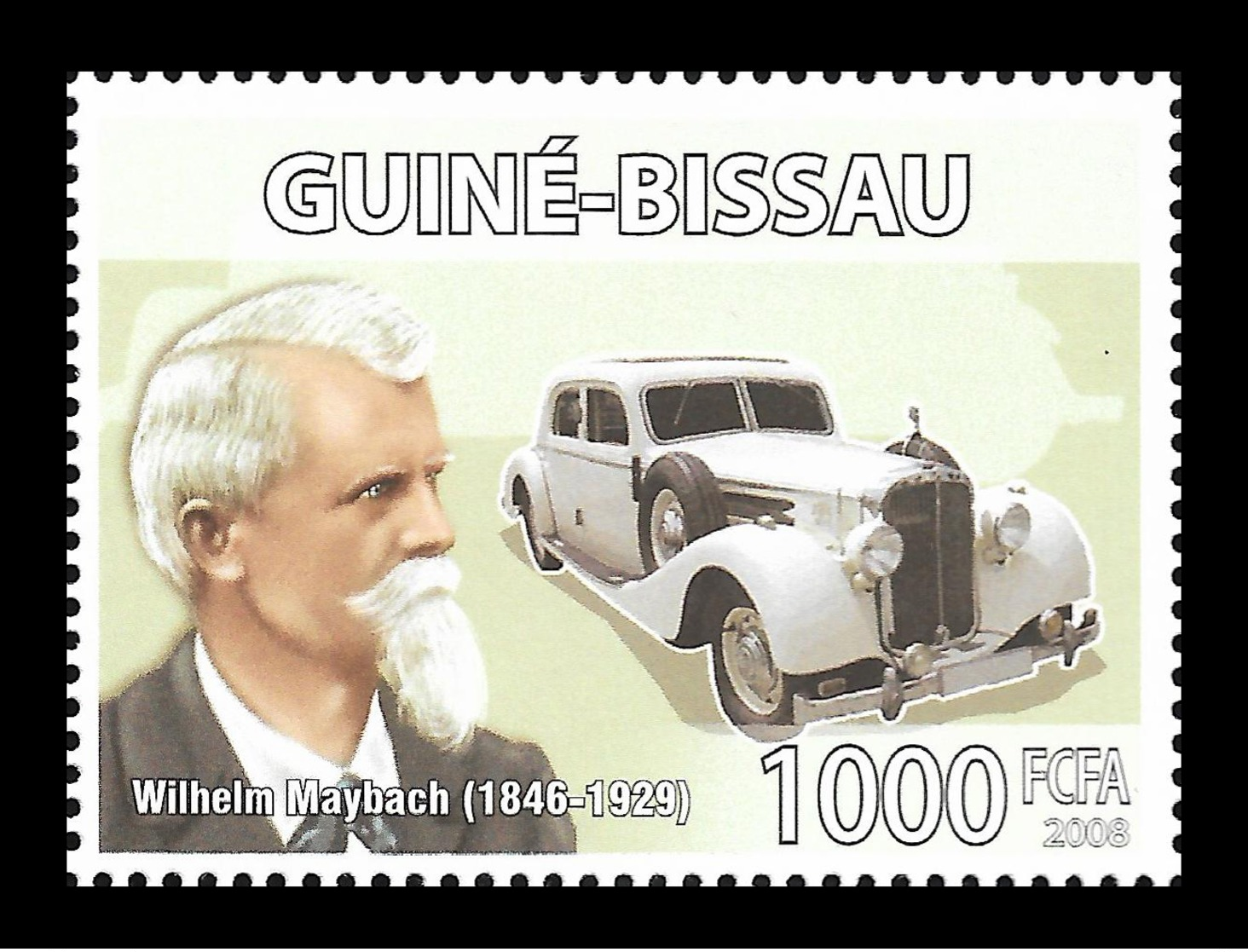 Guinea Bissau Wilhelm Maybach Cars 1v Stamp MNH Michel:3963 - Other & Unclassified