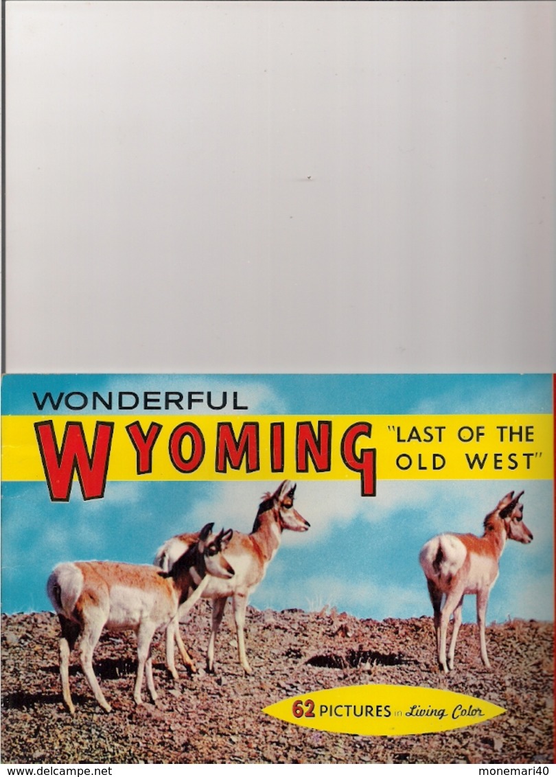 WYOMING (U.S.A.) - WONDERFUL - LAST OF THE 0LD WEST - 62 IMAGES IN LIVING COLOR. - Estados Unidos