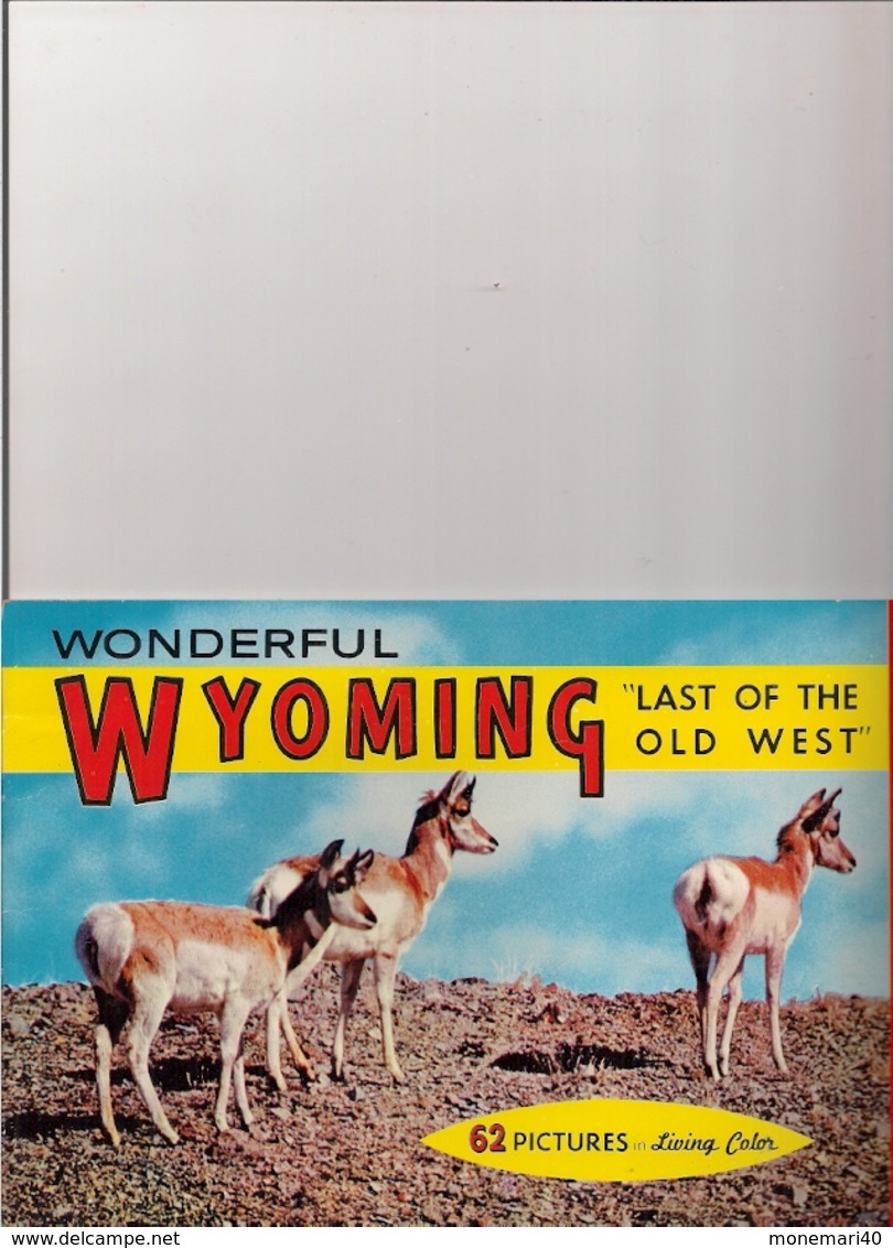 WYOMING (U.S.A.) - WONDERFUL - LAST OF THE 0LD WEST - 62 IMAGES IN LIVING COLOR. - Etats-Unis