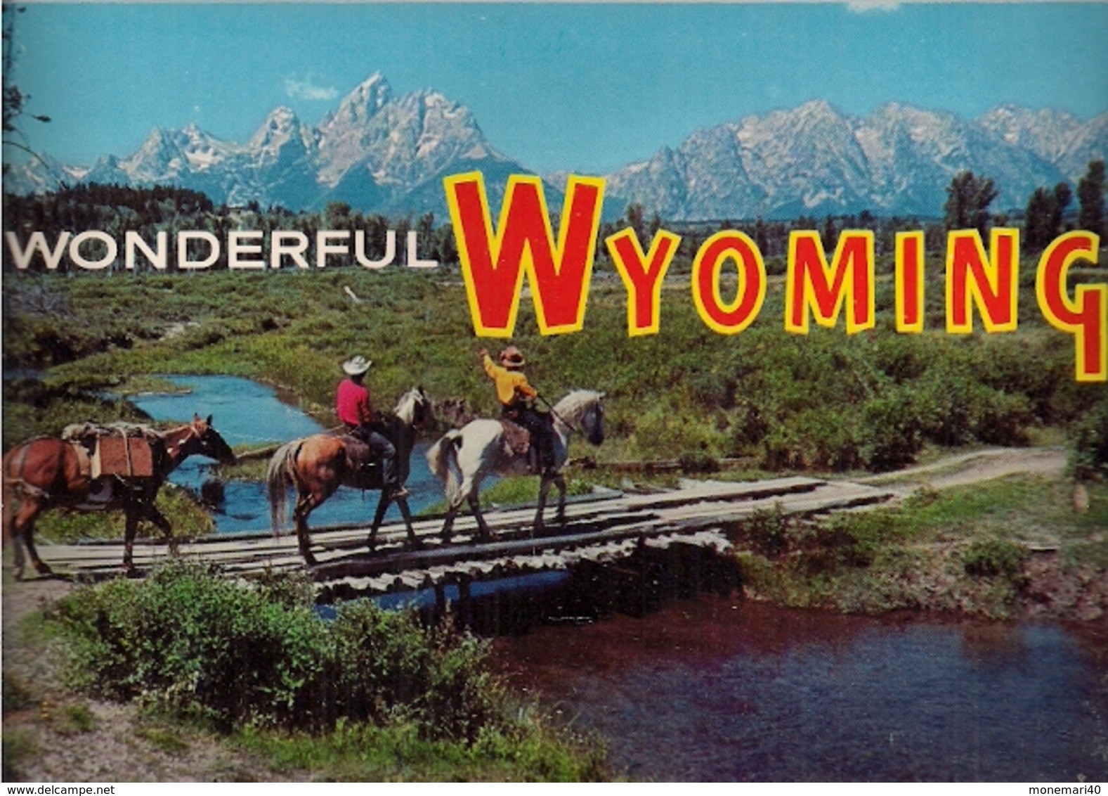 WYOMING (U.S.A.) - WONDERFUL - LAST OF THE 0LD WEST - 62 IMAGES IN LIVING COLOR. - Etats-Unis