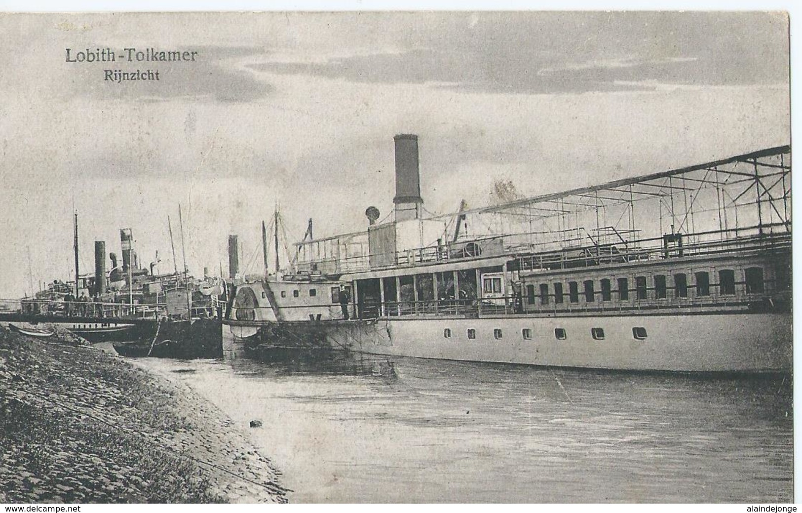 Boot - Bateau - Ship - Shiff - Lobith-Tolkamer - Rijnzicht - Uitgave G. Spekking - 1925 - Paquebots