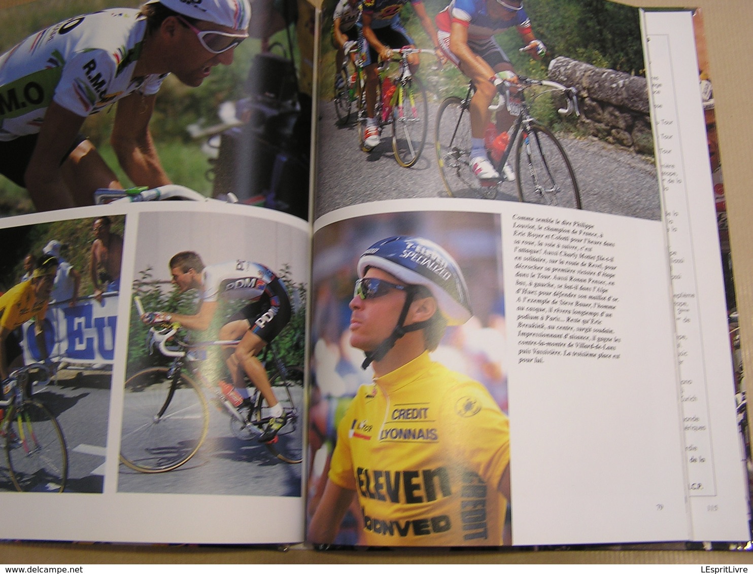 CYCLISME 90 Des hommes et des Champions 1990 Course Cycliste Coureur Sprint Classique