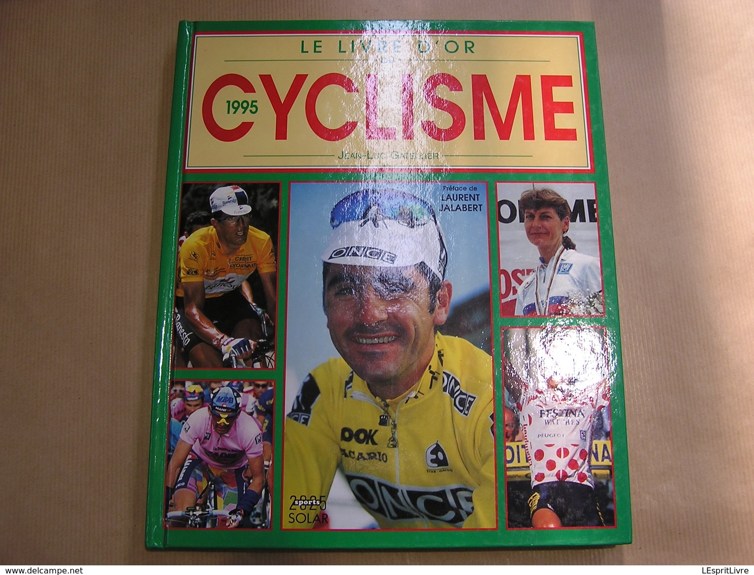 LE LIVRE D'OR DU CYCLISME 1995 Course Cycliste Coureur Sprint Palmarès Résultats Classiques Tour Jalabert Museeuw Longo - Sport