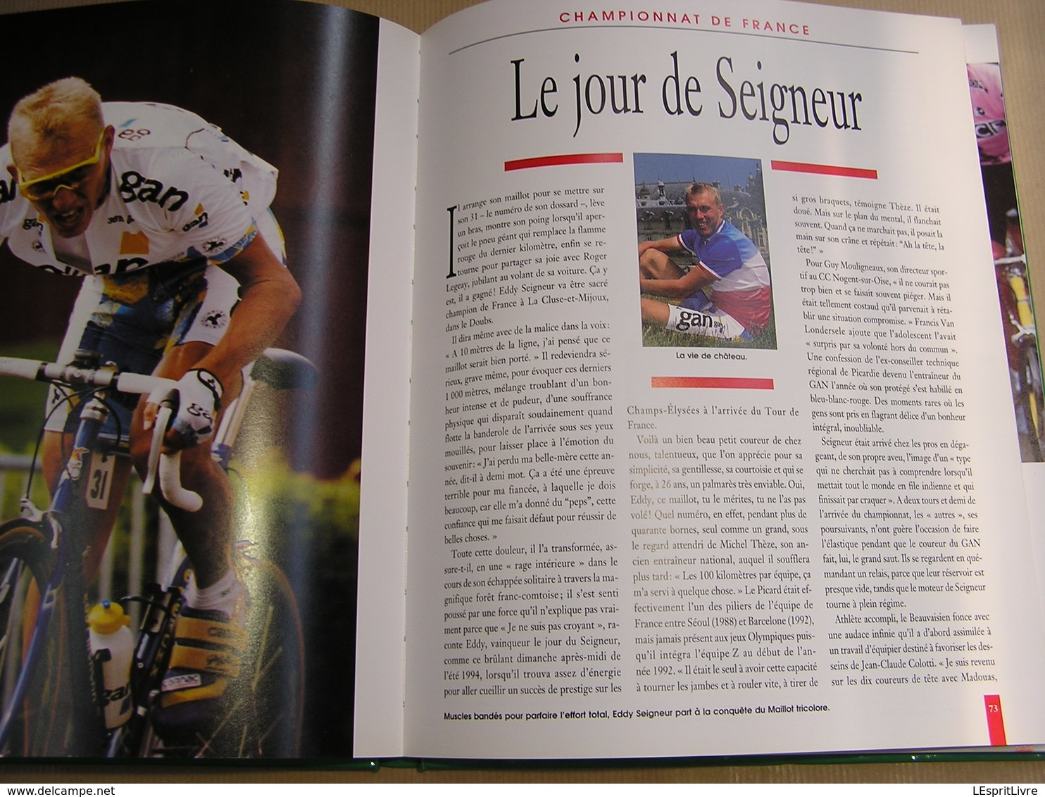 LE LIVRE D'OR DU CYCLISME 1995 Course Cycliste Coureur Sprint Palmarès Résultats Classiques Tour Jalabert Museeuw Longo