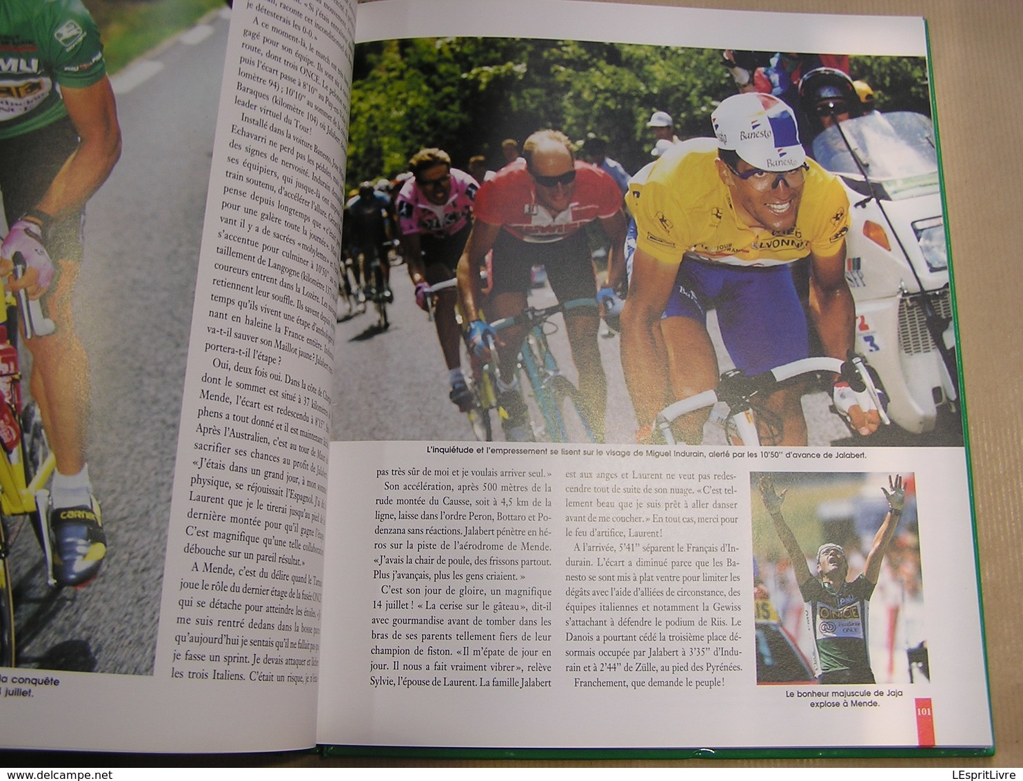 LE LIVRE D'OR DU CYCLISME 1995 Course Cycliste Coureur Sprint Palmarès Résultats Classiques Tour Jalabert Museeuw Longo