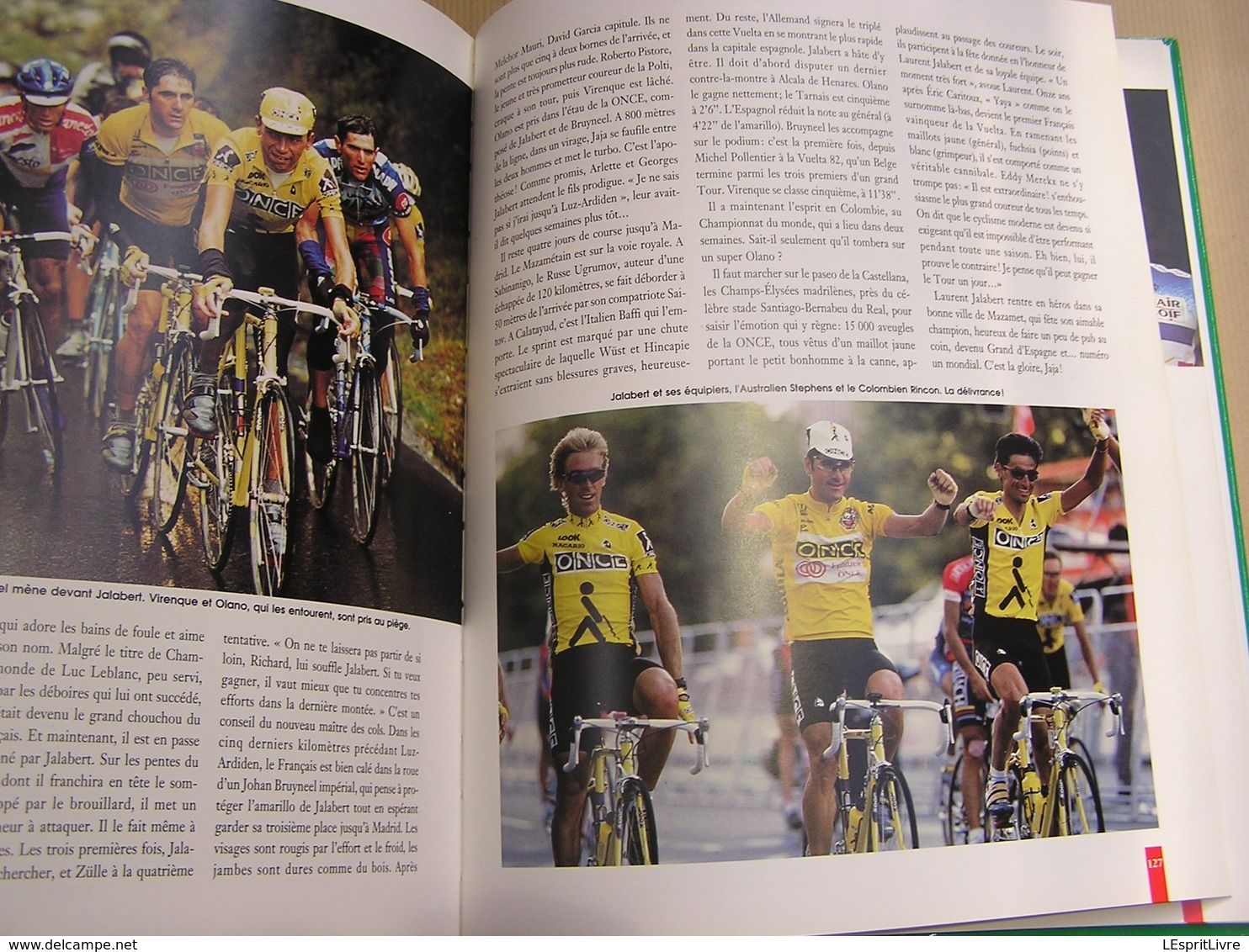 LE LIVRE D'OR DU CYCLISME 1995 Course Cycliste Coureur Sprint Palmarès Résultats Classiques Tour Jalabert Museeuw Longo