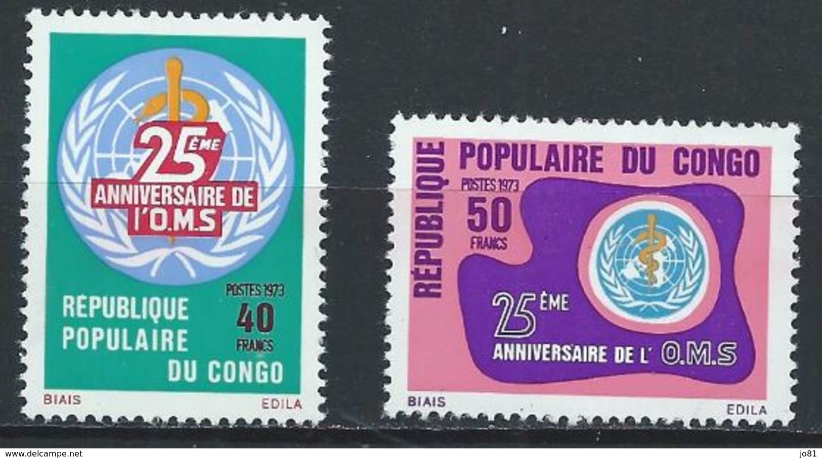 Congo-Brazzaville YT 326-327 XX / MNH - Neufs