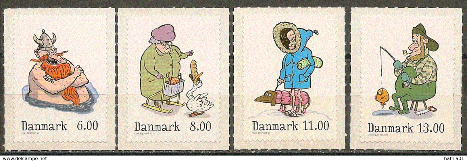 Denmark 2011. Winter's Tale.  Michel  1681 A - 84 A  MNH. - Nuevos