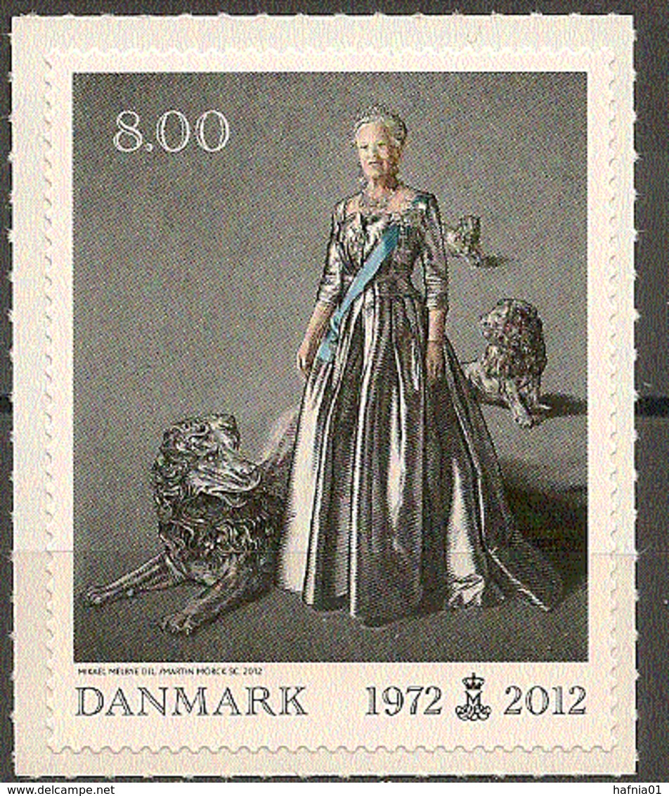 Martin Mörck. Denmark 2012.  40 Aniv Regency Of Queen Margrethe II.  Michel 1692  MNH. - Unused Stamps