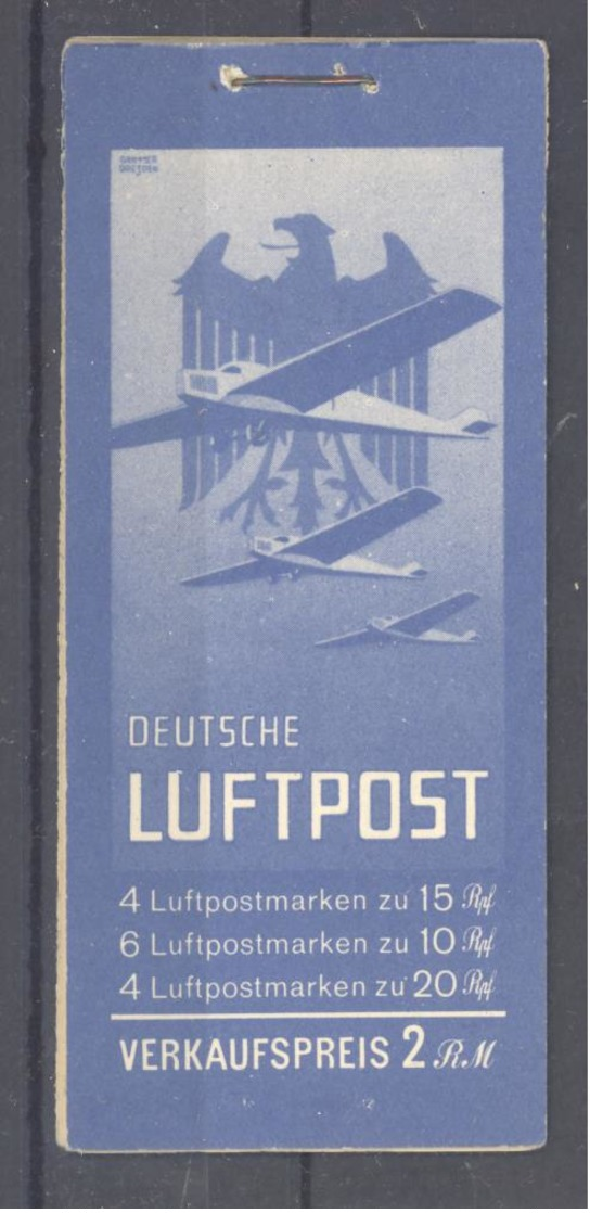 Reich  Michel #  MH 19  Mit 15 Luftpost Kleber  (ohne Marken) - Markenheftchen