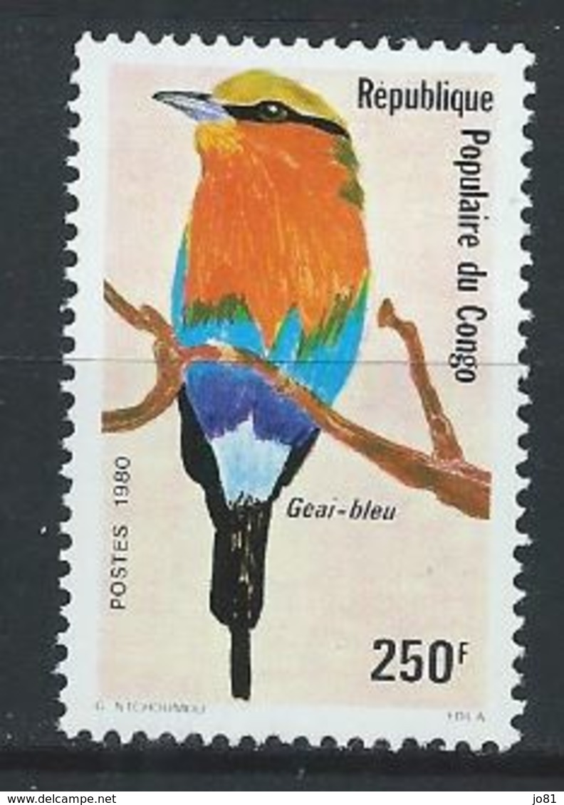 Congo-Brazzaville YT 586 XX / MNH Oiseau Bird Animal Wildlife - Neufs