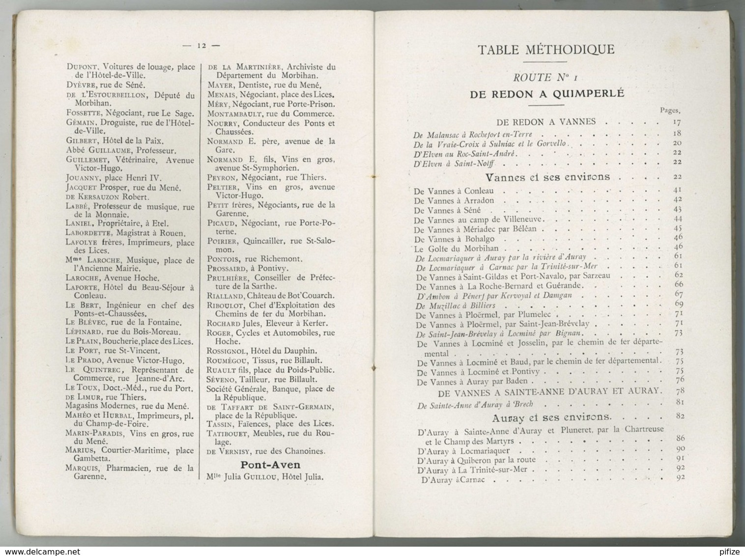 Guide Du Syndicat D'Initiative Du Morbihan Et Des Régions Voisines . - Tourisme