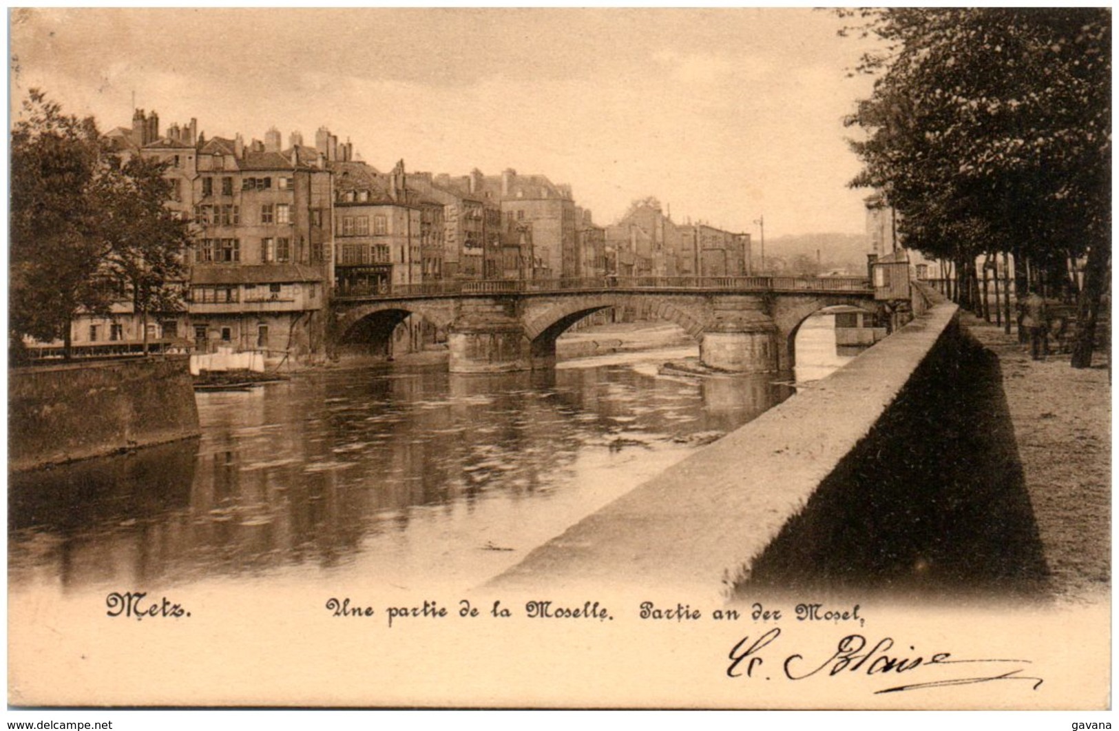 57 METZ - Une Partie De La Moselle. - Metz