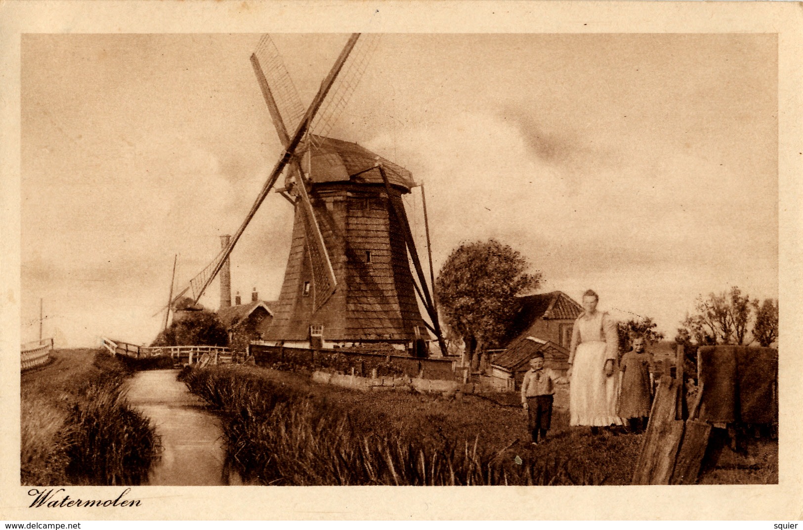 Pijnacker, Nootdorp, Zuidmolen, Windmill, Hoog Pijnackerse Polder, Gezin Molenaar? - Watermolens