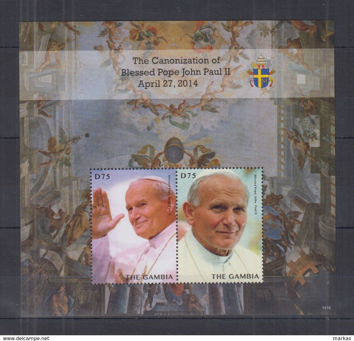 K213. Gambia - MNH - Famous People - Pope - John Paull II - 2014 - Autres & Non Classés