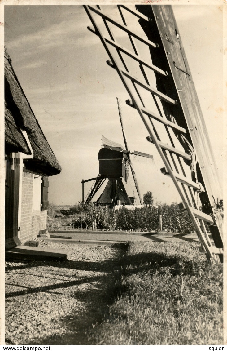 Streefkerk, Wipmolen, Windmill, Real Photo - Watermolens