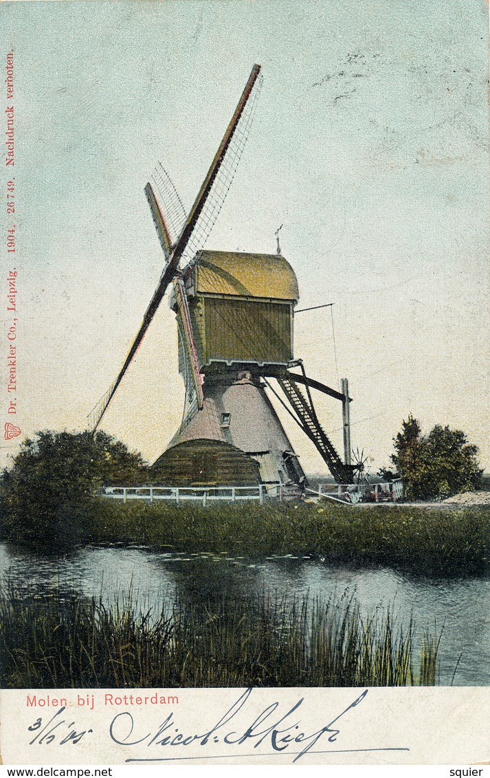 Ouderkerk A.d.IJssel,Lage Molen, Poldermolen, Windmill, Zijdepolder - Watermolens