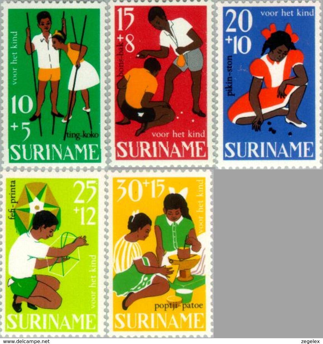 Suriname 1967 Kind - Kinderspelen - NVPH 484 MNH** Postfris - Suriname ... - 1975