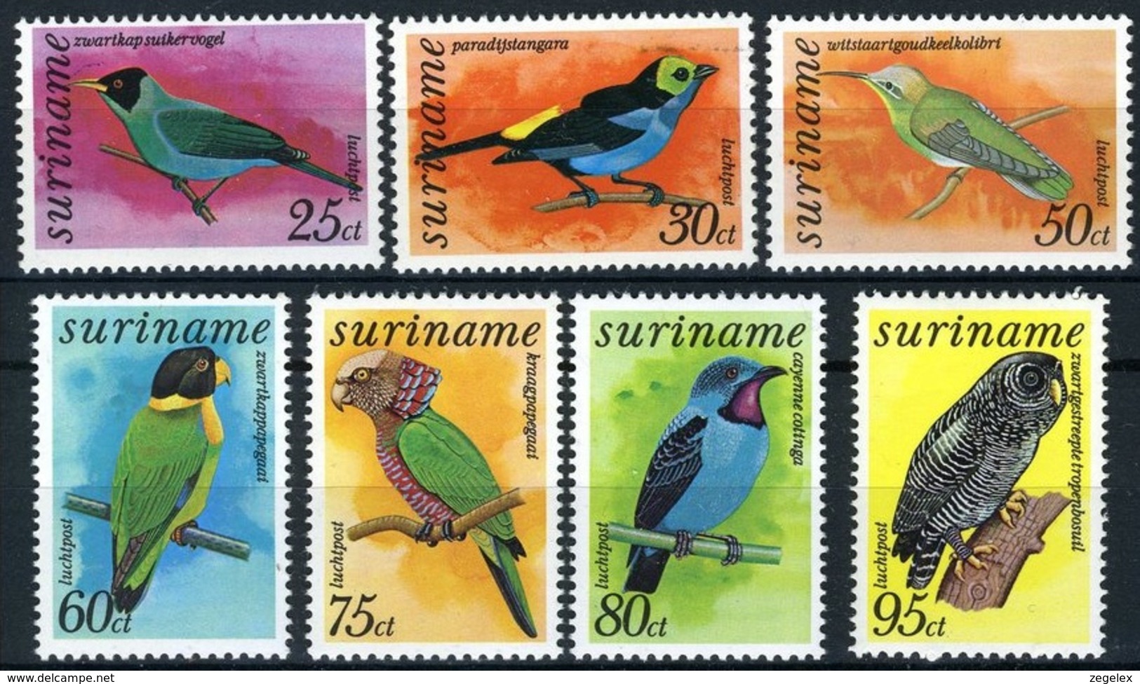 Suriname 1977 Vogels, Oiseaux, Birds MNH/**/postfris - Surinam