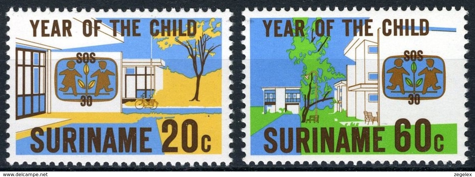 Suriname 1979 Jaar Voor Het Kind. S.O.S. Dorpen In Suriname MNH/**/Postfris - Suriname