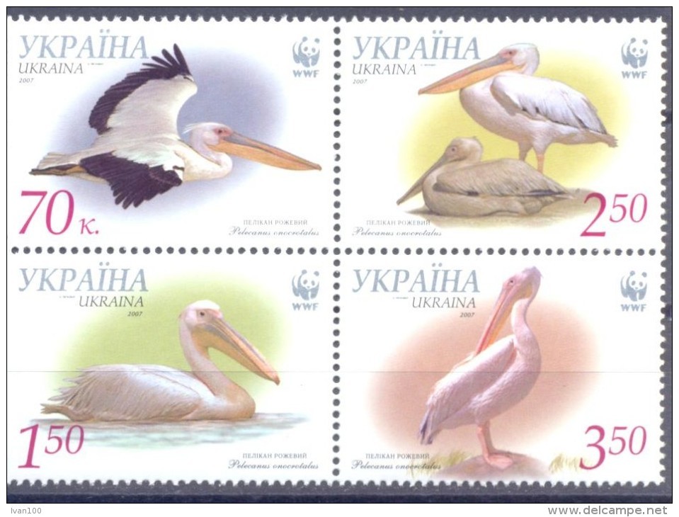 2007. Ukraine, WWF, Mich. 897A-900A,  Mint/** - Ukraine