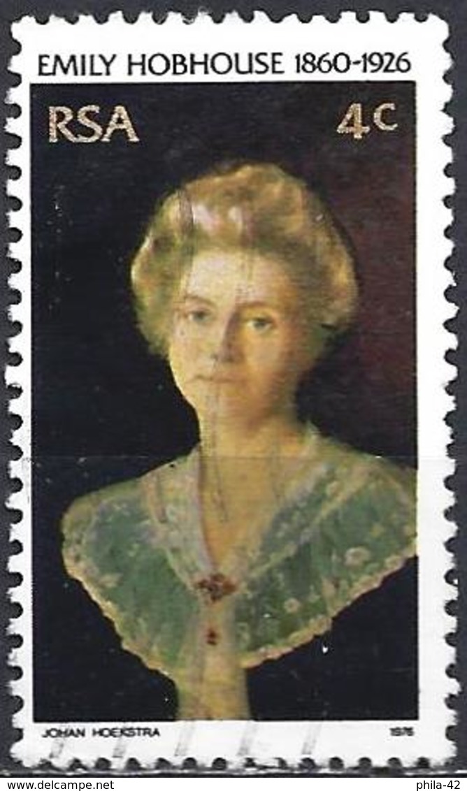 South Africa 1976 - Mi 504 - YT 409 ( Emily Hobhouse ) - Used Stamps