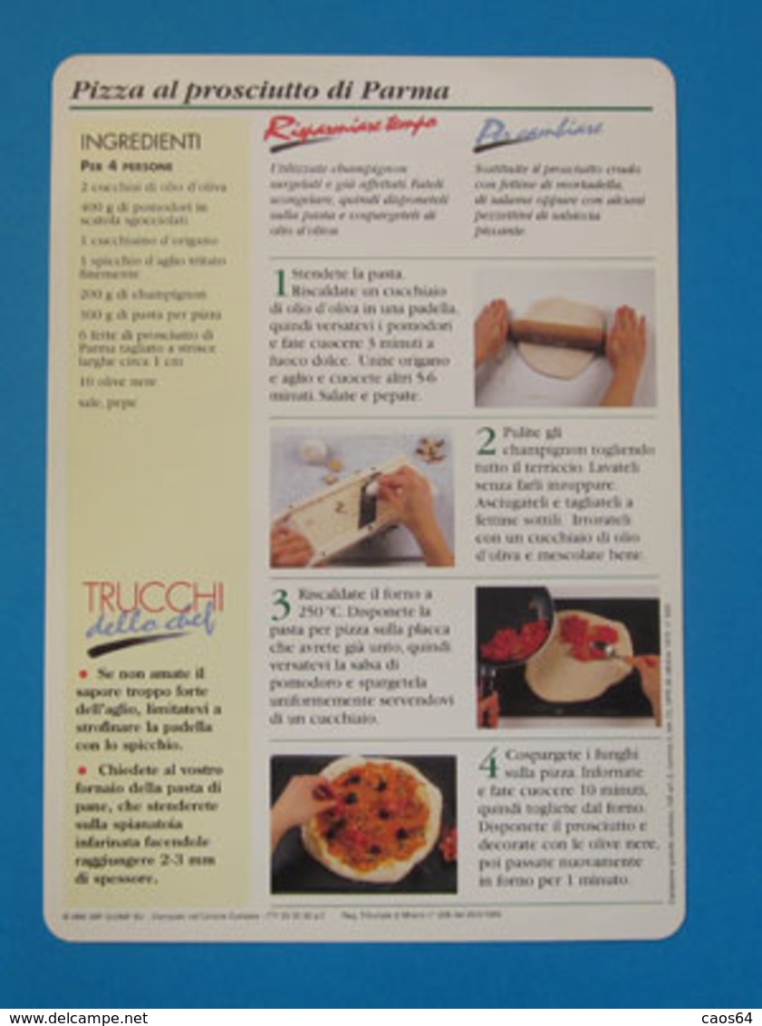 PIZZA AL PROSCIUTTO DI PARMA - Küche & Rezepte
