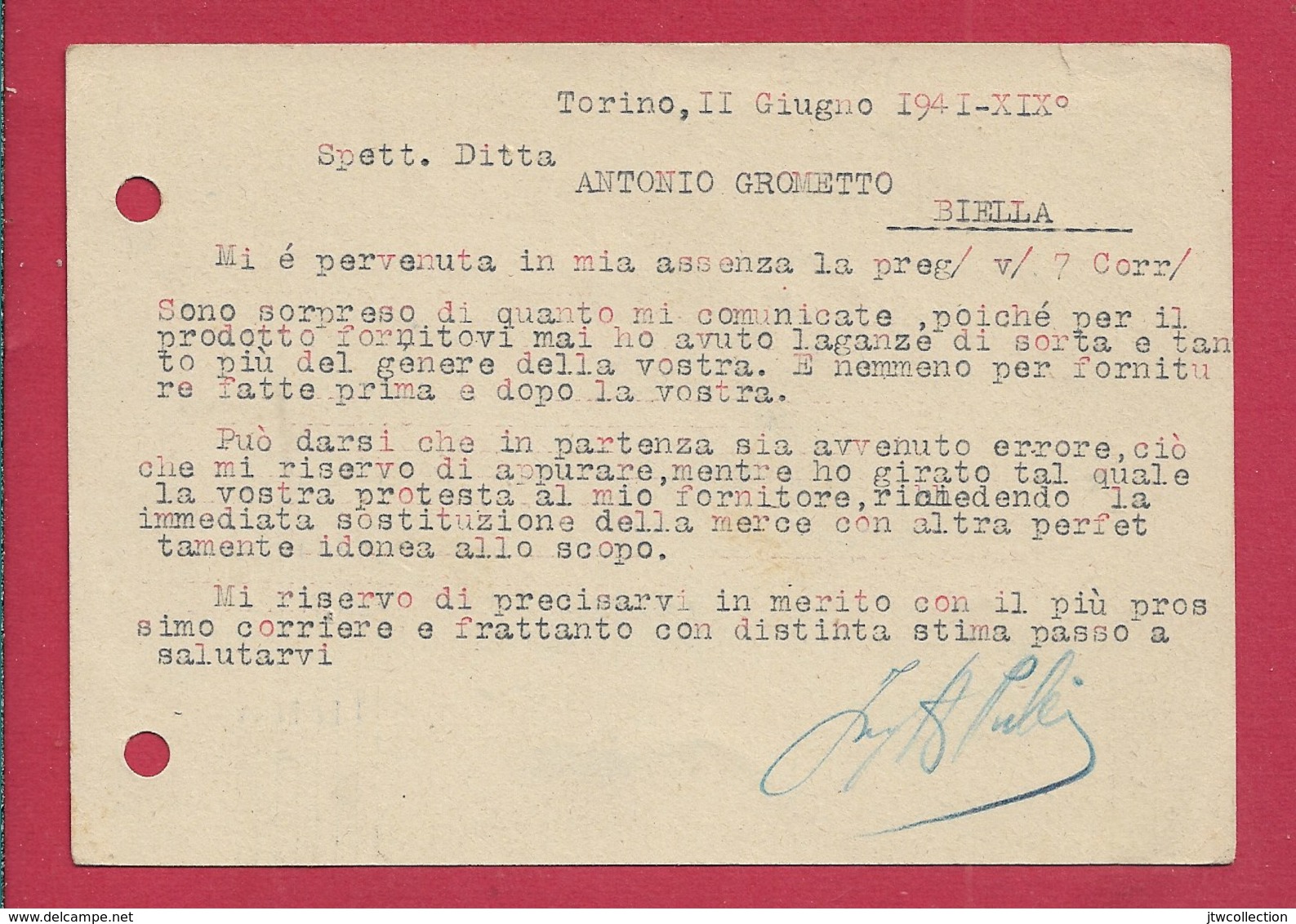 Cartolina Postale - Viaggiata - FORI D'ARCHIVIAZIONE - Non Classés