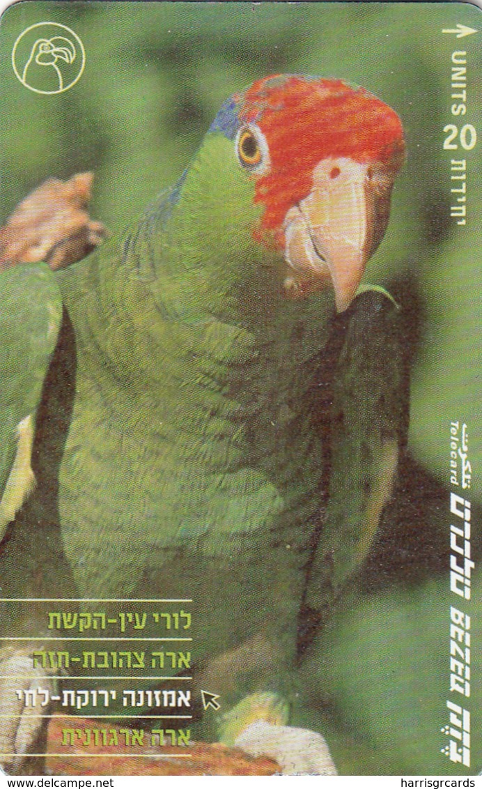 ISRAEL - Parrot Green Cheek Amazon, 20 U, 01/01 ,used - Loros