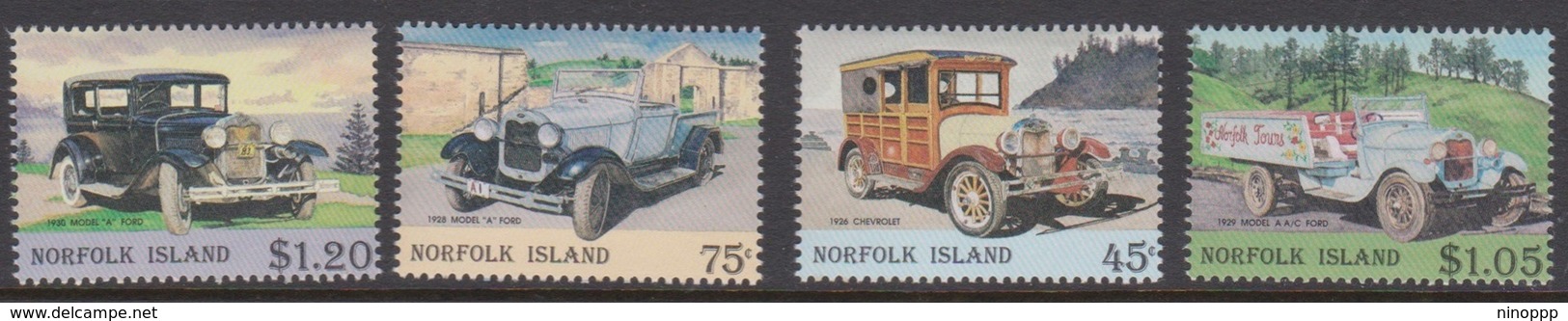 Norfolk Island ASC 571-574 1995 Vintage Vehicles, Mint Never Hinged - Norfolk Island