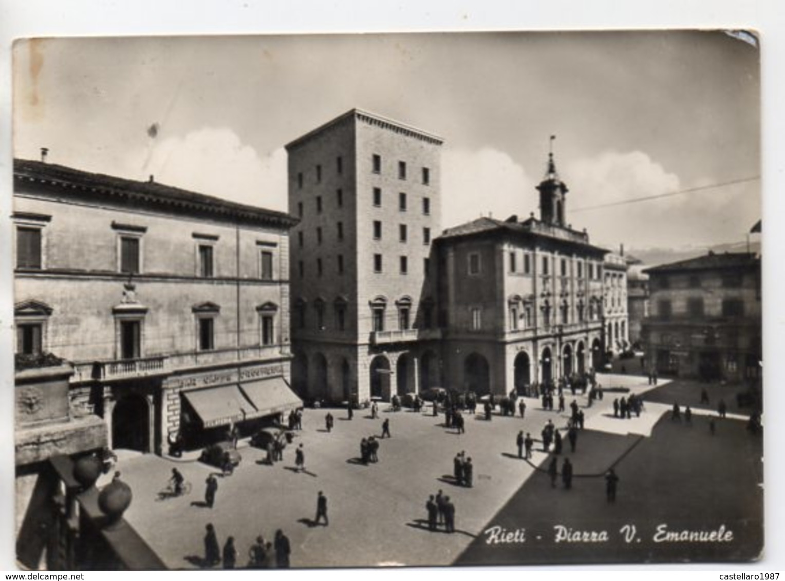 Rieti - Piazza V. Emanuele - Animata - Rieti