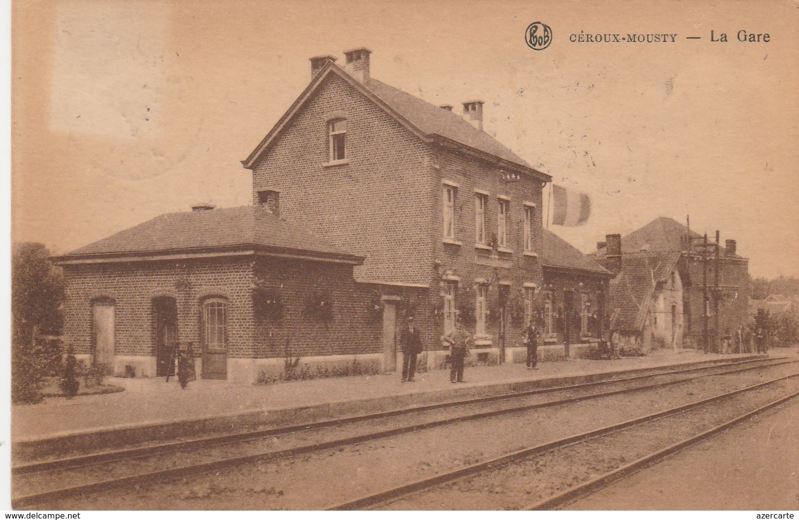 Mousty (Céroux Mousty ,Ottignies )  La Gare ( Intérieur  , Station , Statie , Train ) - Ottignies-Louvain-la-Neuve