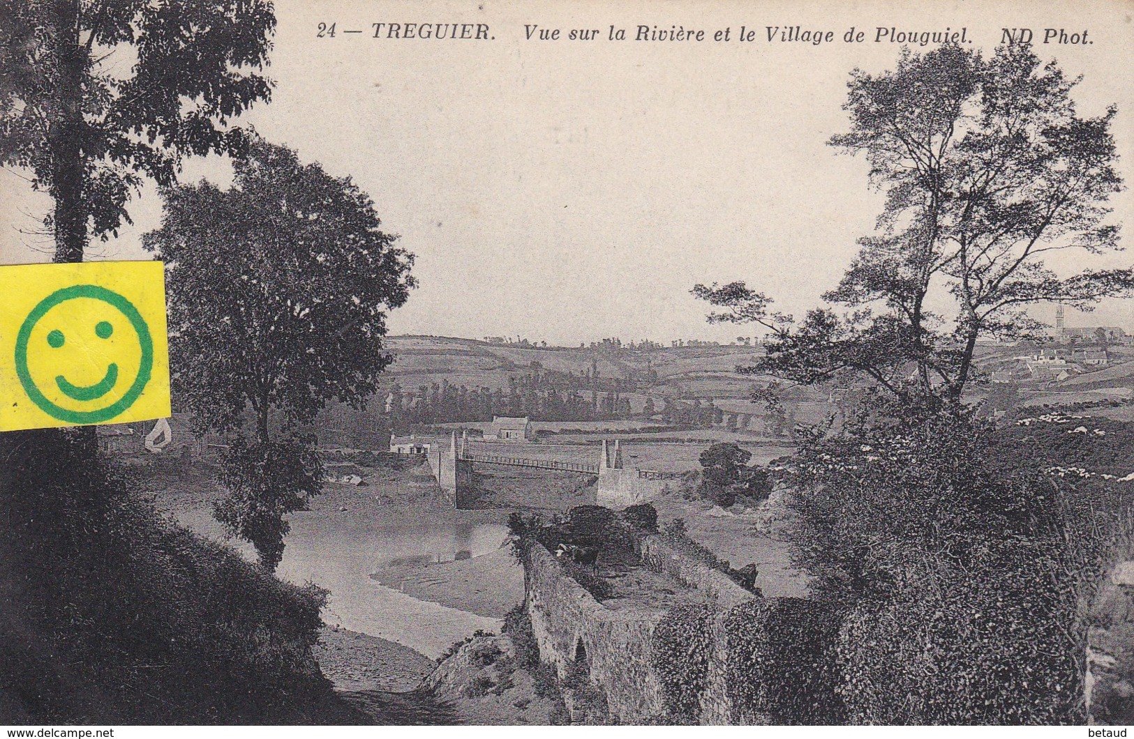 Treguier - Vue Sur La Rivière Et Le Village De Plouguiel - Tréguier