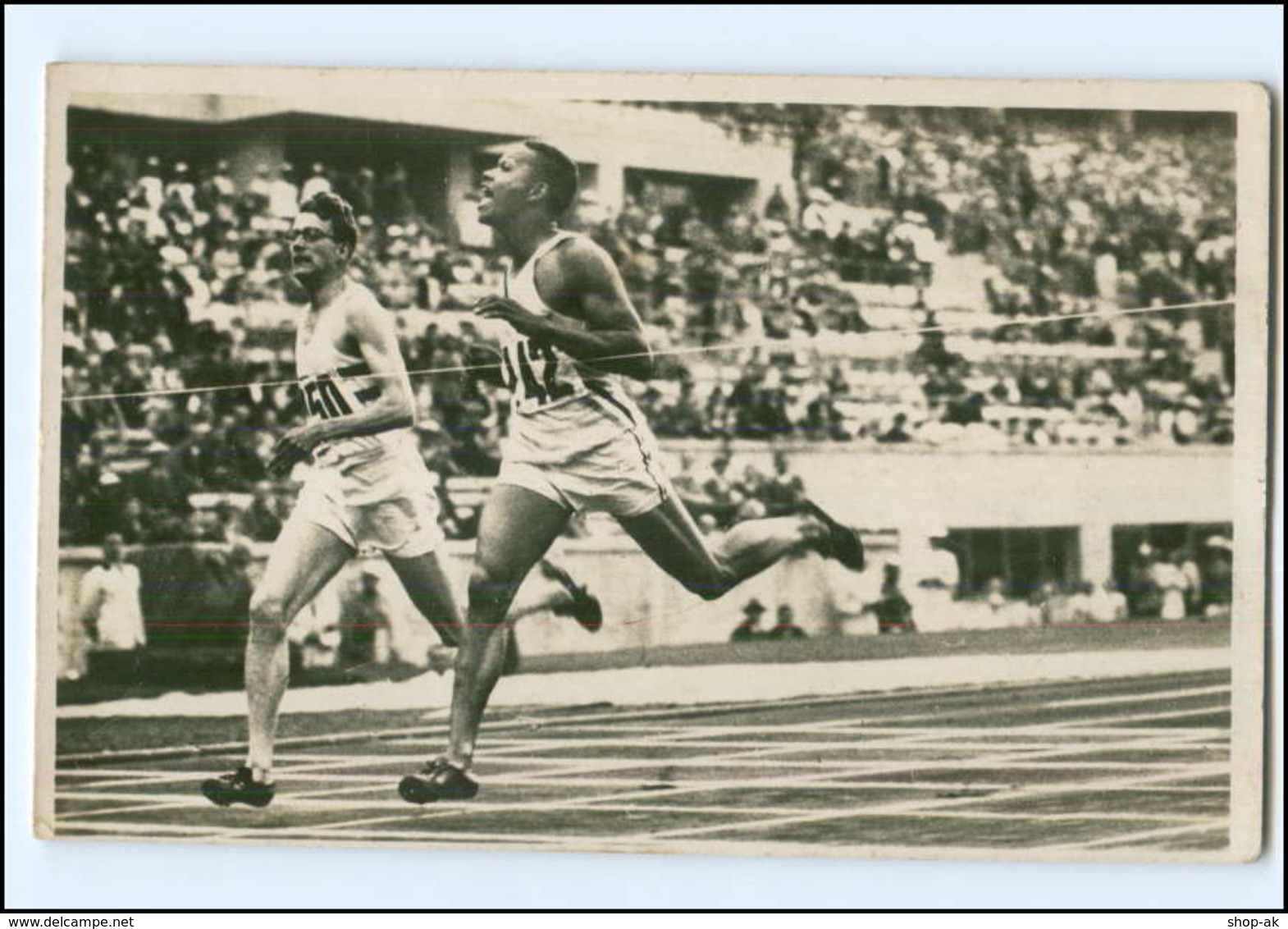 XX003208/ Olympiade Berlin 1936 Williams USA 400 Meter-Lauf Sieger Foto AK  - Olympic Games
