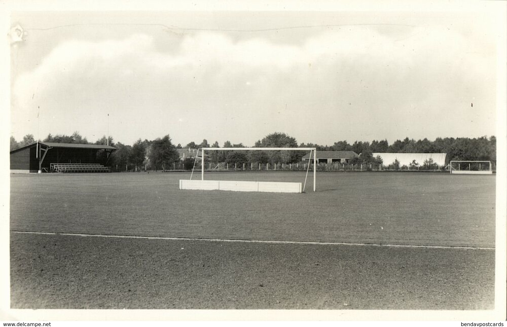 Netherlands, ERMELO, Sportveld J. V. Schaffelaar Barracks 1960s Stadium Postcard - Voetbal