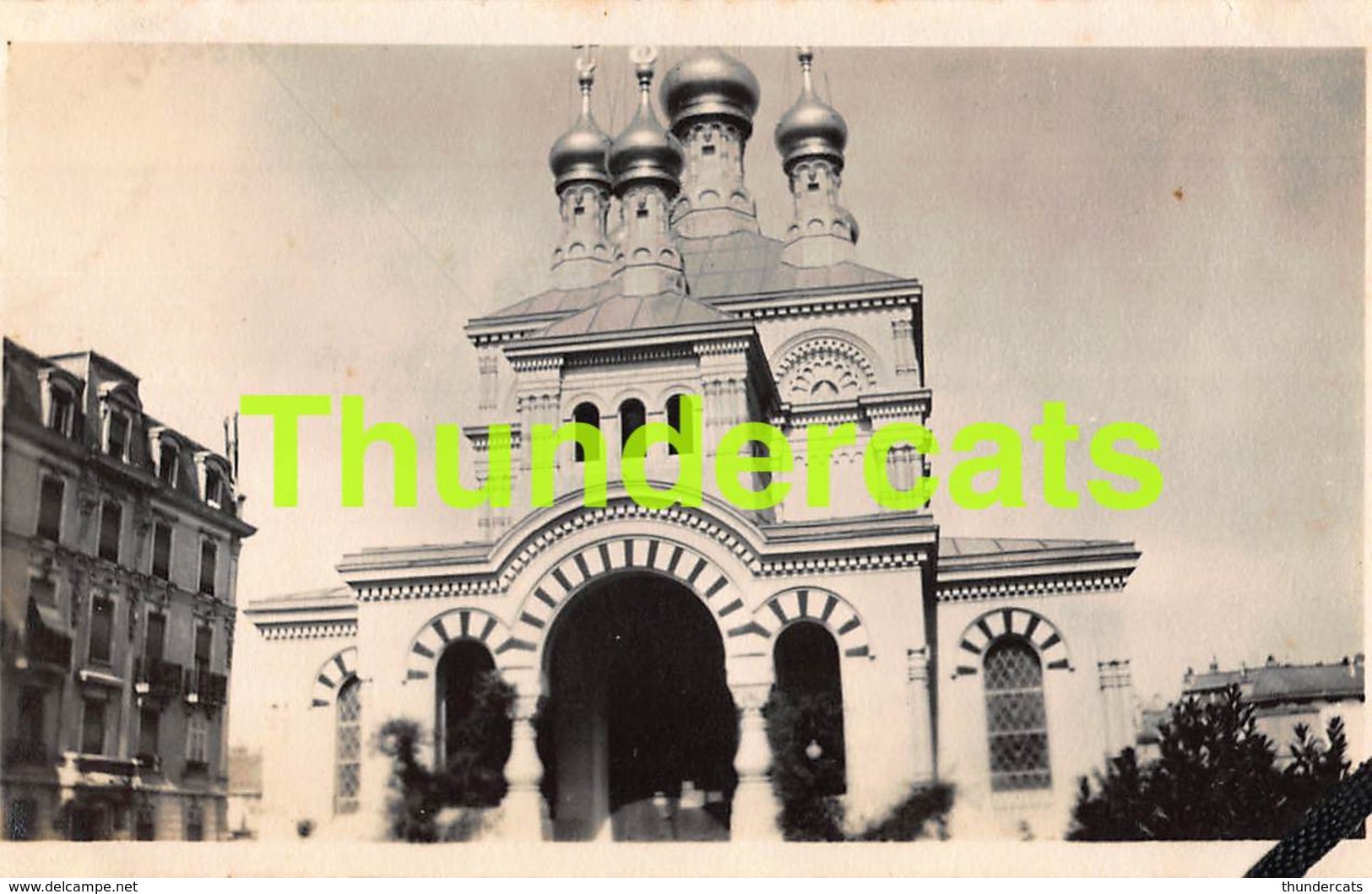 ANCIENNE PHOTO VINTAGE SNAP SHOT OUDE FOTO  -  1928 GENEVE EGLISE RUSSE - Lieux