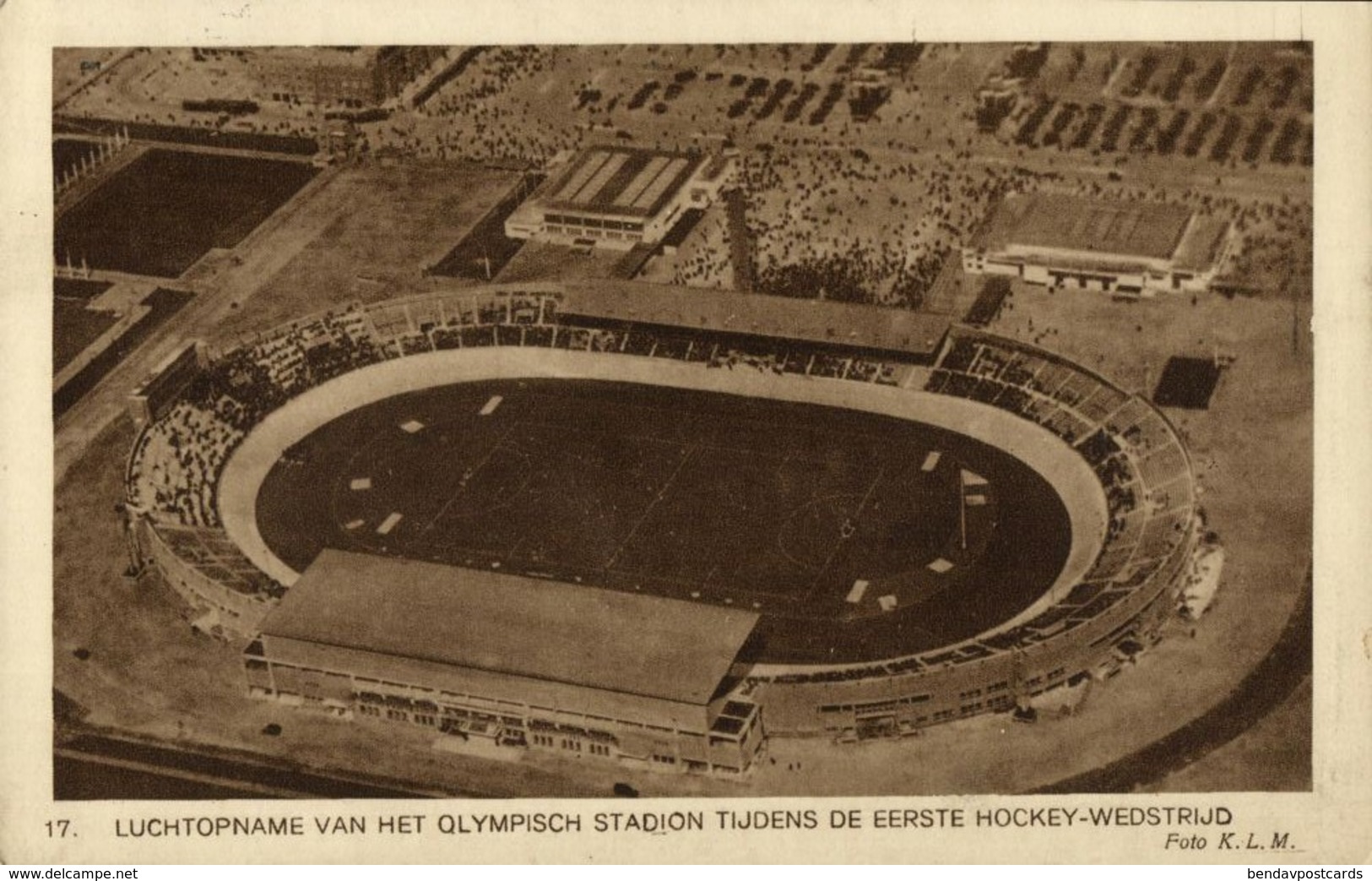 Netherlands, AMSTERDAM, Olympisch Stadion (1928) Olympic Stadium Postcard - Fussball