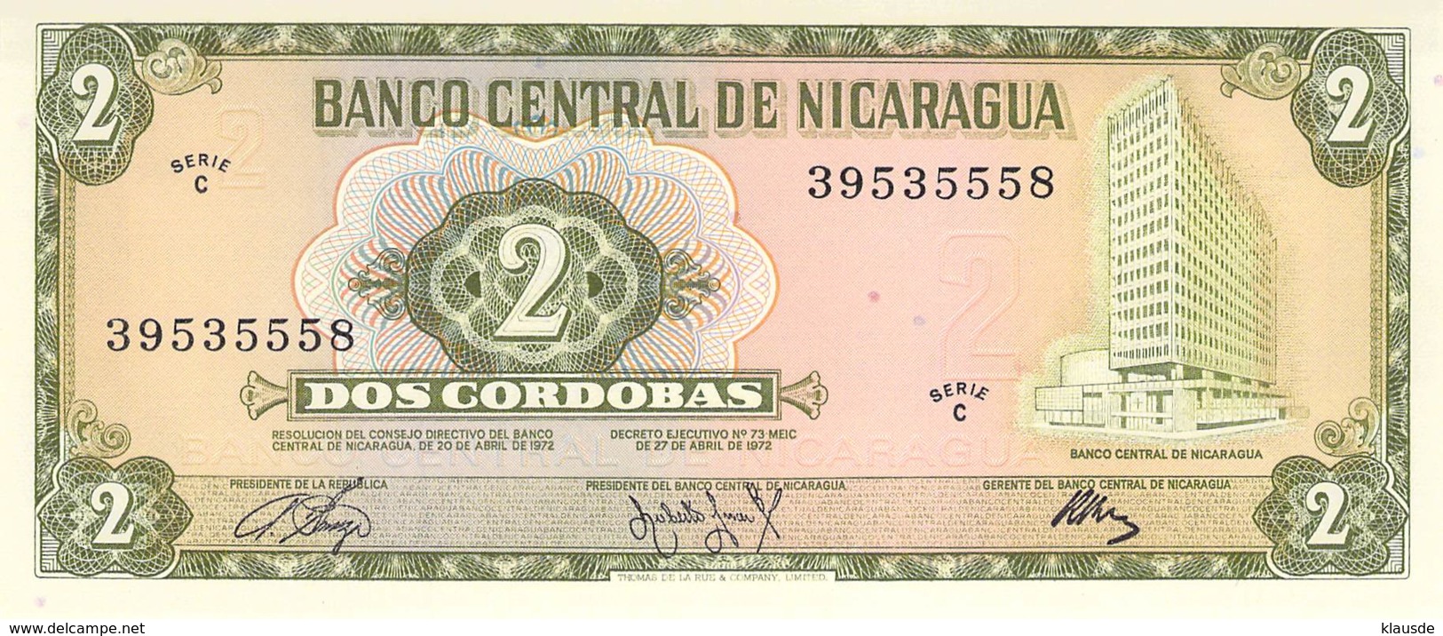 2 Cordoba Nicaragua - Nicaragua