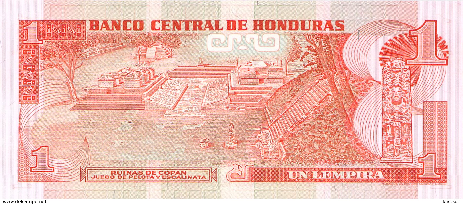 1 Lempira Honduras 1978 - Honduras