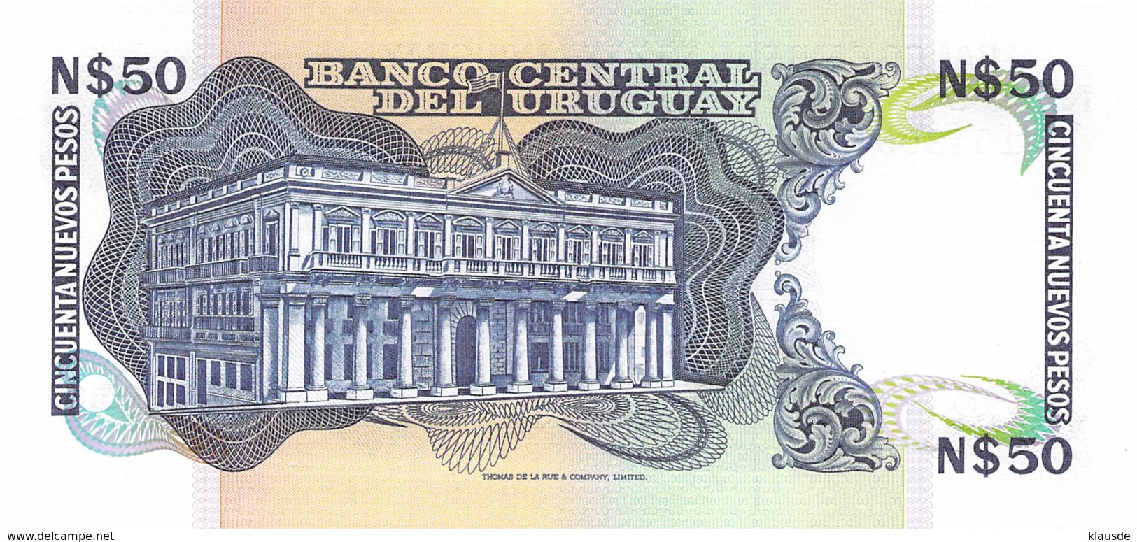 50 Nuevos Pesos Uruqay 1978 - Uruguay