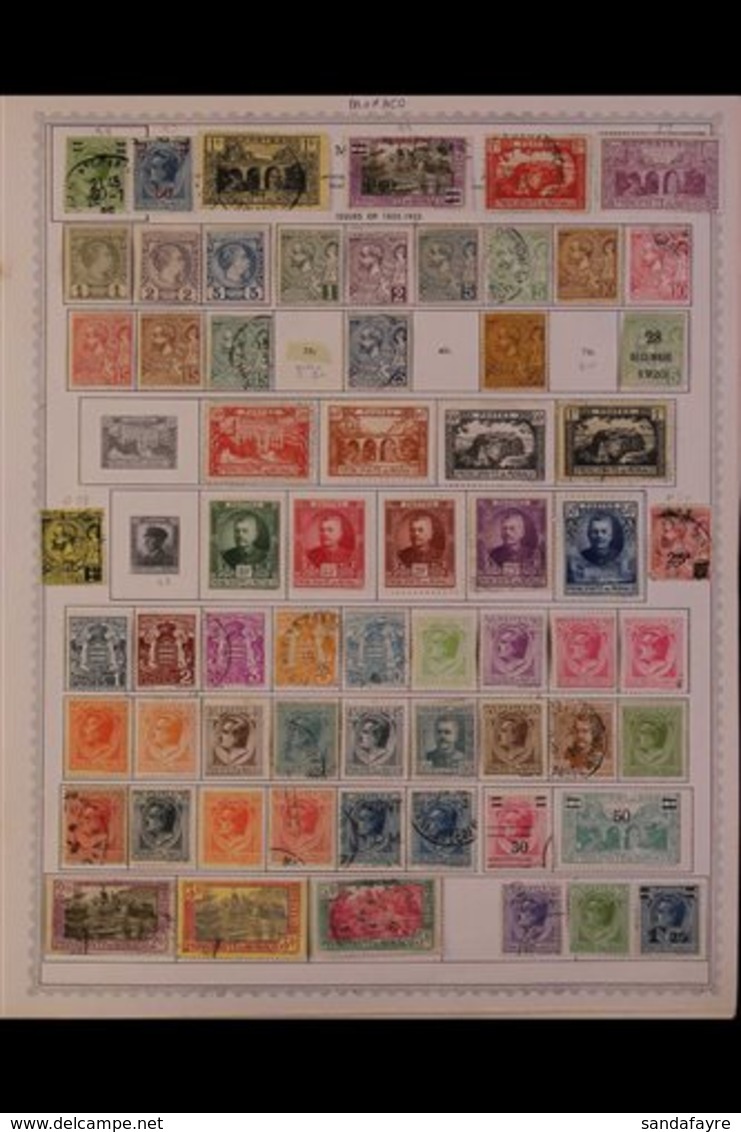 \Y MONACO\Y 1880's - 1980's. ALL DIFFERENT Mint & Used Collection On Printed Pages, Many Complete Sets, Collection Stren - Andere & Zonder Classificatie