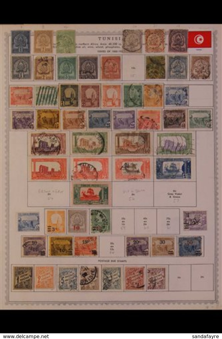 \Y TUNISIA\Y 1880's - 1980's. ALL DIFFERENT Mint & Used Collection, Presented On Printed Pages With Many Better Values & - Andere & Zonder Classificatie