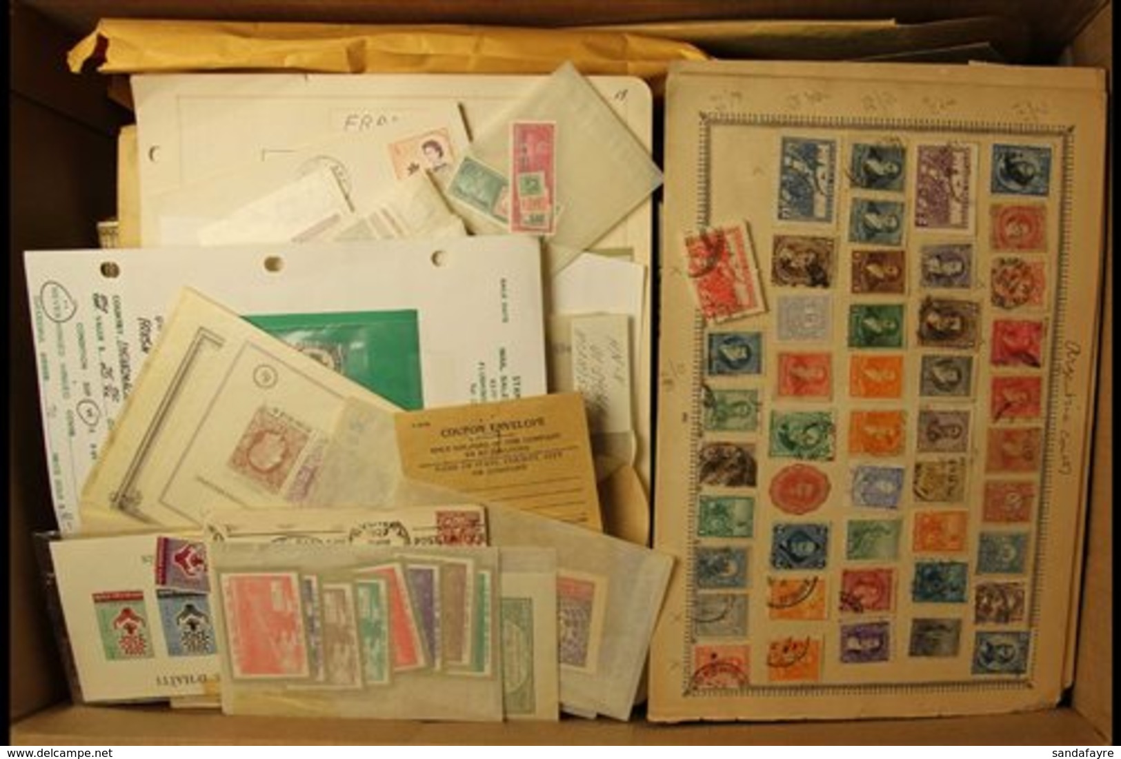 \Y MAMMOTH MIXED SORTER CARTON\Y An Untidy And Unsorted Assembly Of Stamps In Stock Books, On Pages, Stuffed Into Envelo - Other & Unclassified