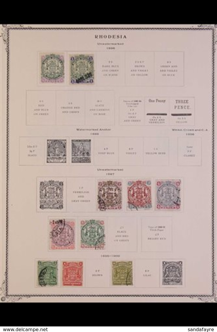 \Y BRITISH COMMONWEALTH - THE RHODESIAS\Y A Clean And Useful Mint Or Used Collection On Pages, Incl. 1905 Falls 2½d And  - Other & Unclassified