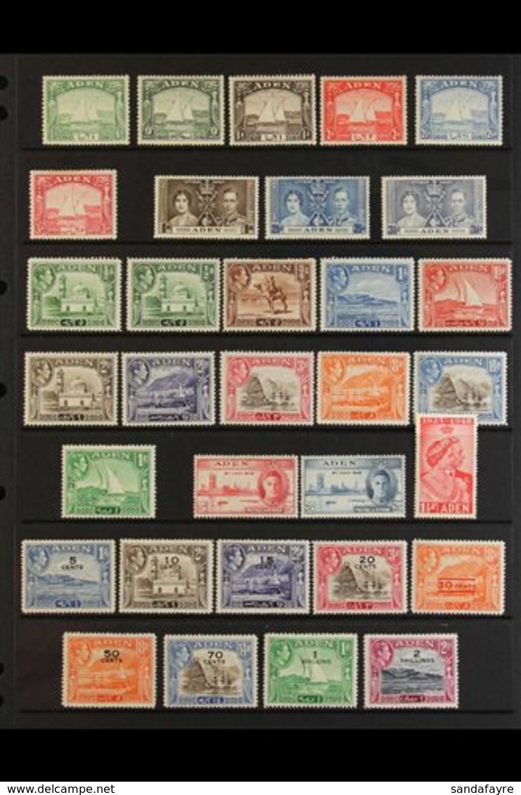 \Y 1937-1966 ALL DIFFERENT MINT COLLECTION\Y Presented On A Trio Of Stock Pages With Some Stamps Never Hinged. Note 1937 - Aden (1854-1963)