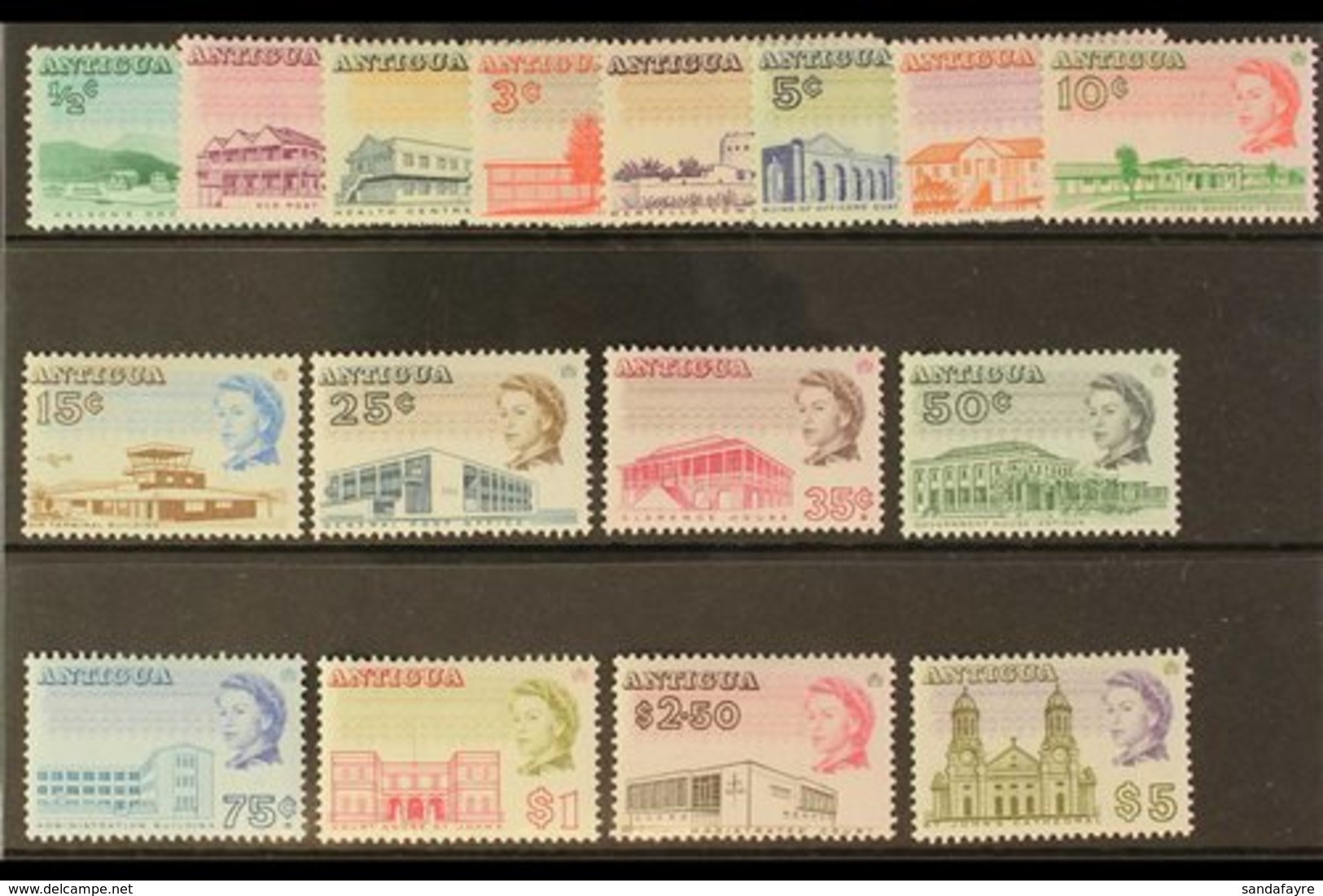 \Y 1966-70\Y Definitives Complete Set With All Perforation & Paper Types, SG 180/95, 180a/95a & 181ab/87ab, Never Hinged - Other & Unclassified