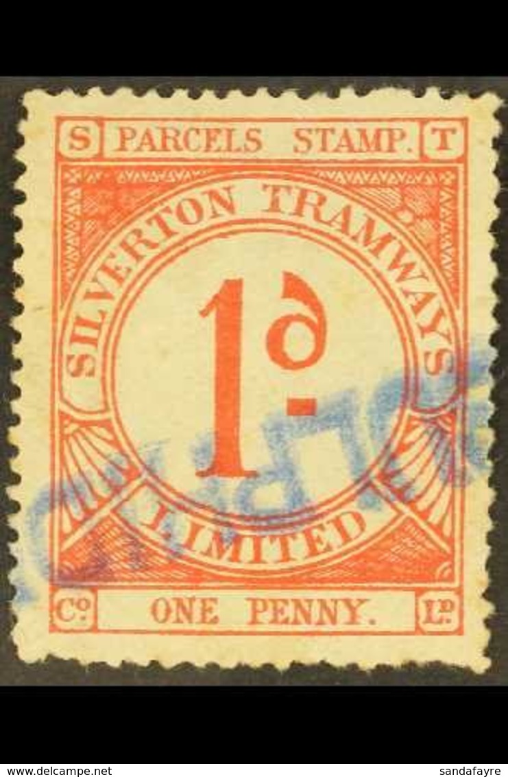 \Y NEW SOUTH WALES\Y SILVERTON TRAMWAYS 1d Red Parcels Stamp, Used. For More Images, Please Visit Http://www.sandafayre. - Autres & Non Classés