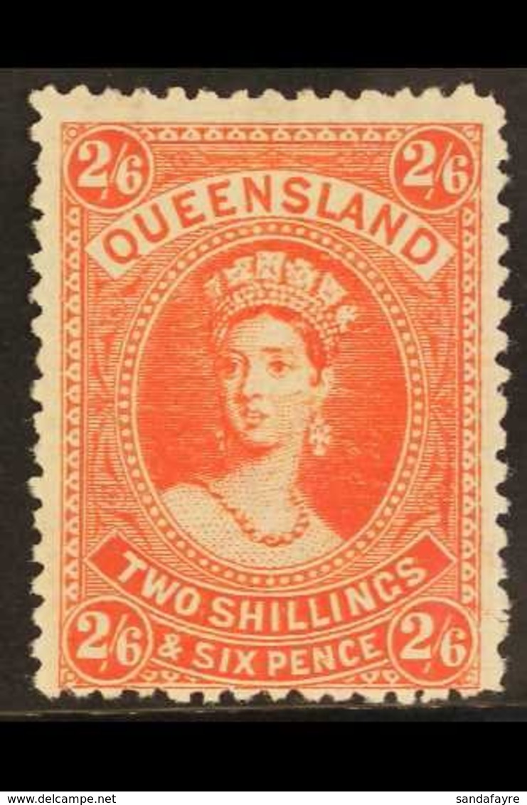 \Y QUEENSLAND\Y 1895 2s.6d Vermilion Chalon On Thin Paper, SG 162, Fine Mint. For More Images, Please Visit Http://www.s - Autres & Non Classés